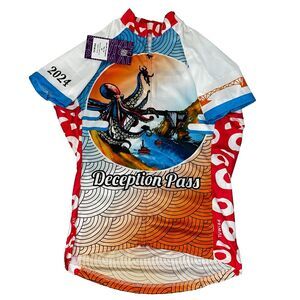 Primal Women’s Cycling Jersey S Deception Pass 2024‎ Sport Cut Bike NWT